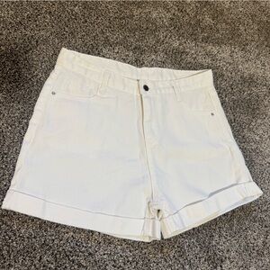 Women's White Shorts